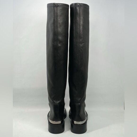 Stuart Weitzman Bold SW Logo Slouch Boots size 6.5 - Picture 6 of 14